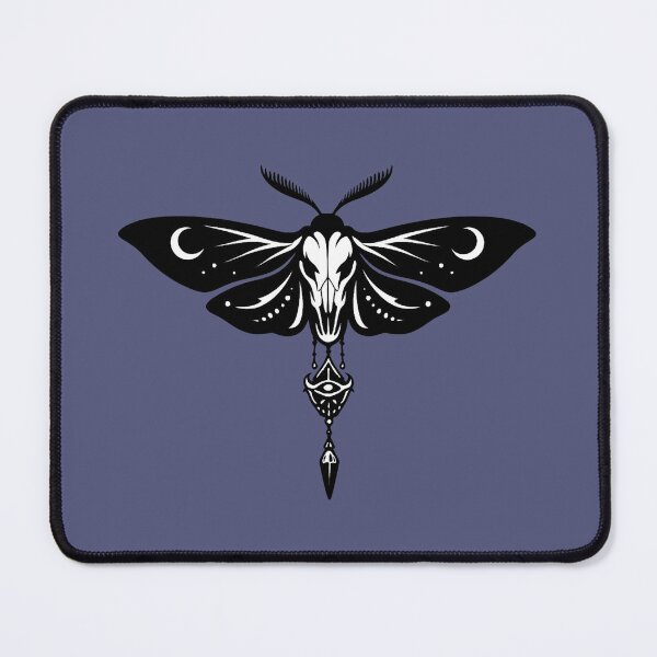 Item preview, Lunar Moth Skull — Occult Death Moth designed and sold by DreamMachine69.