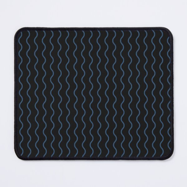 Item preview, Black And Denim Waves Pattern designed and sold by pattern-archive.