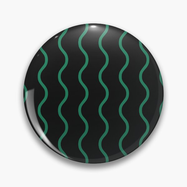 Item preview, Black And Green Waves Pattern designed and sold by pattern-archive.