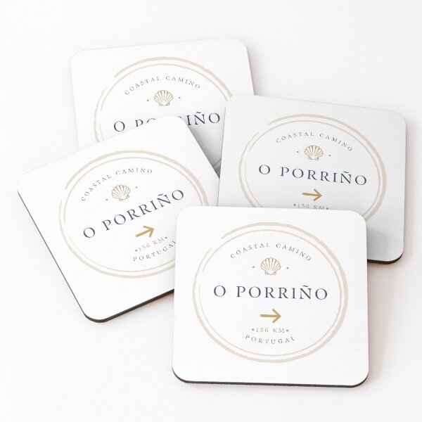 Item preview, O Porriño Coastal Camino Stamp designed and sold by PilgrimsoulPT.