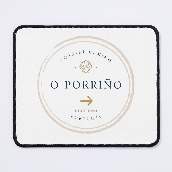 Item preview, O Porriño Coastal Camino Stamp designed and sold by PilgrimsoulPT.