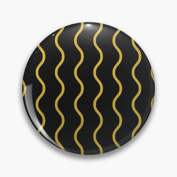 Item preview, Black And Gold Waves Pattern designed and sold by pattern-archive.