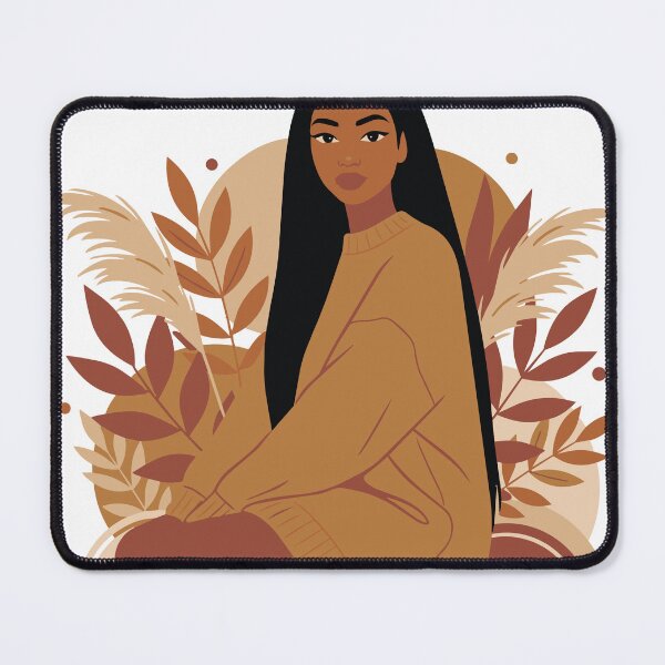 Item preview, Minimalist Boho Woman Portrait - Cozy Autumn Aesthetic Wall Art designed and sold by BestChoiceService.