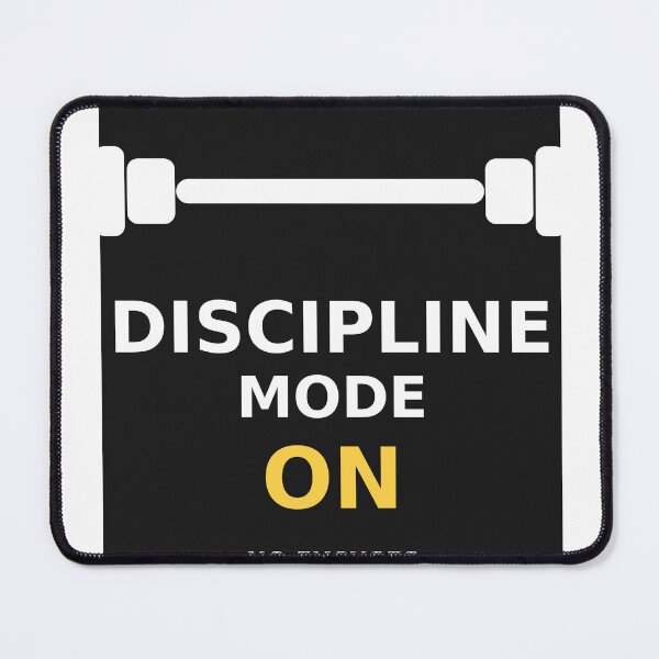 Item preview, Discipline Mode On Gym Motivation designed and sold by OfficeFighter.
