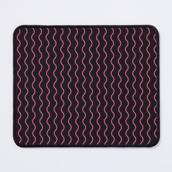 Item preview, Black And Hot Pink Waves Pattern designed and sold by pattern-archive.