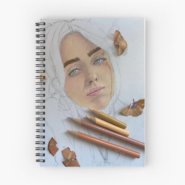 Item preview, Billie Eilish pencil drawing unfinished designed and sold by GabriellaCoccia.