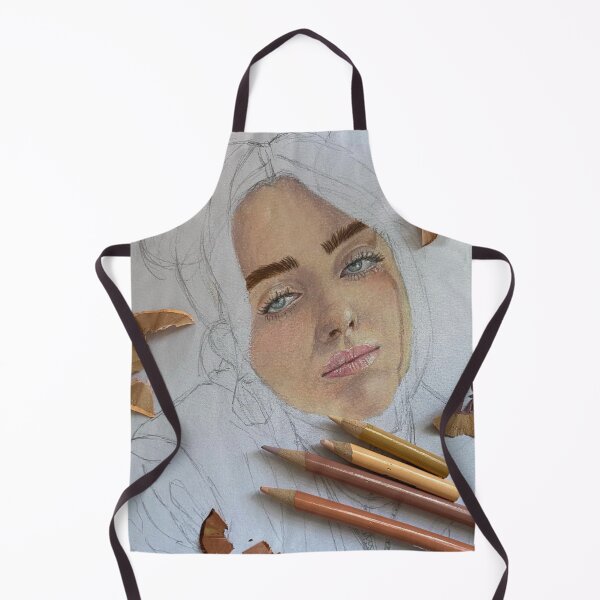 Item preview, Billie Eilish pencil drawing unfinished designed and sold by GabriellaCoccia.