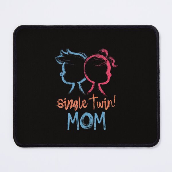 Item preview, Single Twin Mom – Stylish typography design for proud mothers of twins designed and sold by Meiersbeste.