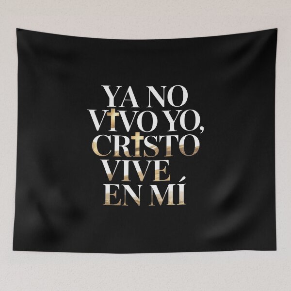 Item preview,  I No Longer Live I Christ Lives In Me - Redeemed Spanish Christian T-Shirt | Galatians 2:20 Gift designed and sold by EvolusionPro.