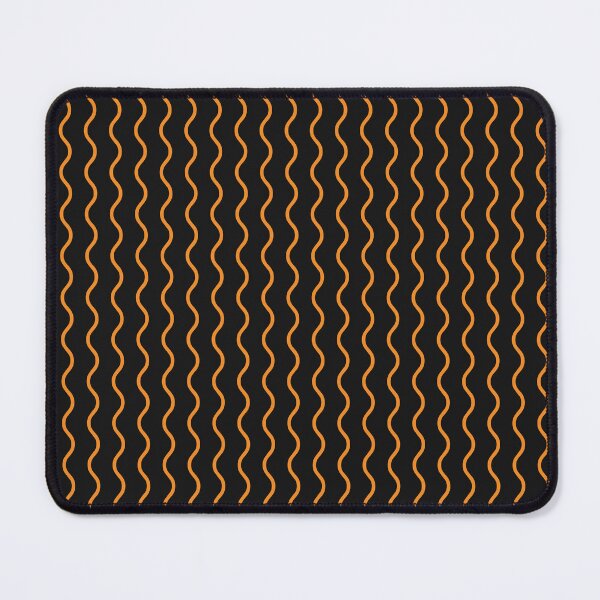 Item preview, Black And Orange Waves Pattern designed and sold by pattern-archive.