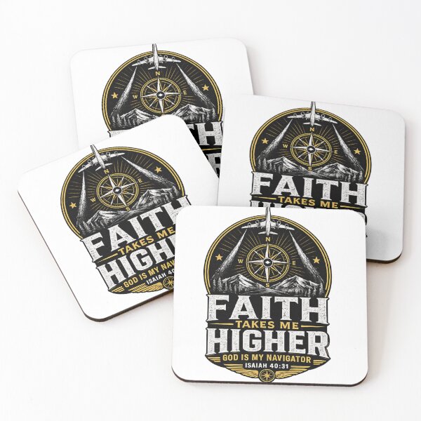 Item preview,  Christian Travel Compass – Faith Takes Me Higher designed and sold by Vals Crafts Creations Studio.