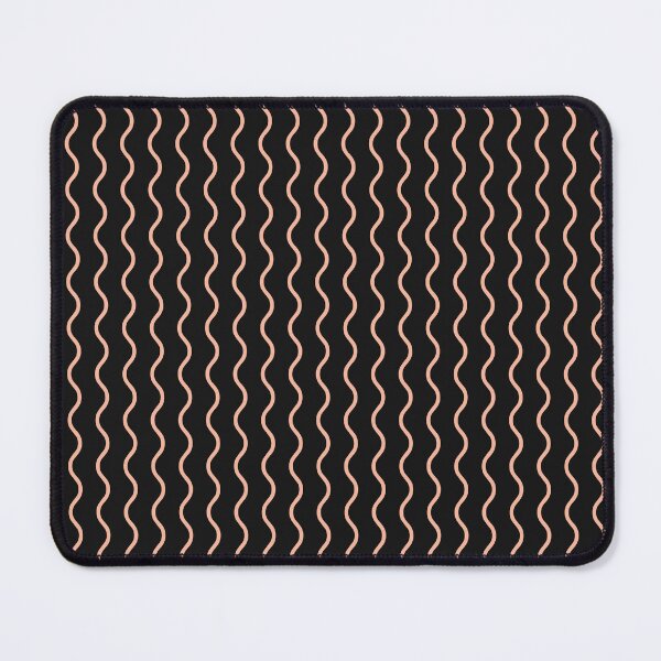 Item preview, Black And Peach Waves Pattern designed and sold by pattern-archive.