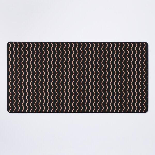 Item preview, Black And Peach Waves Pattern designed and sold by pattern-archive.
