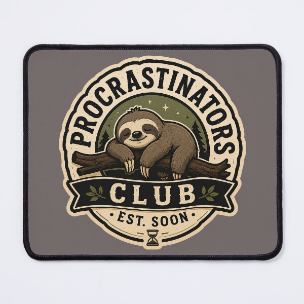 Item preview, Procrastinators Club - EST: Soon Sloth Tee/Cosy Introvert Humour Animal Design designed and sold by Halejo68.