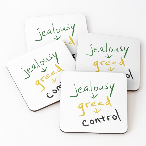Item preview, Jealousy, Greed, Control designed and sold by abeink.