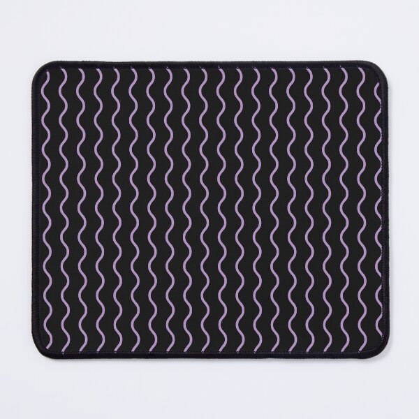 Artikelvorschau, Schwarzes und violettes Wellenmuster entworfen und verkauft von pattern-archive.