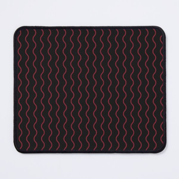 Item preview, Black And Pastel Red Waves Pattern designed and sold by pattern-archive.
