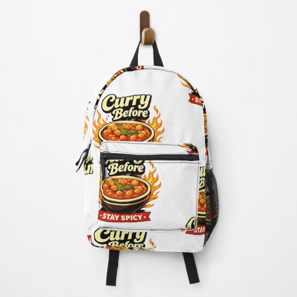 Item preview, Curry Before Stay Spicy Funny Indian Food designed and sold by FEEL GOOD CLUB DESIGNS.