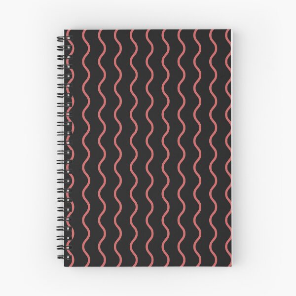 Item preview, Black And Red Waves Pattern designed and sold by pattern-archive.