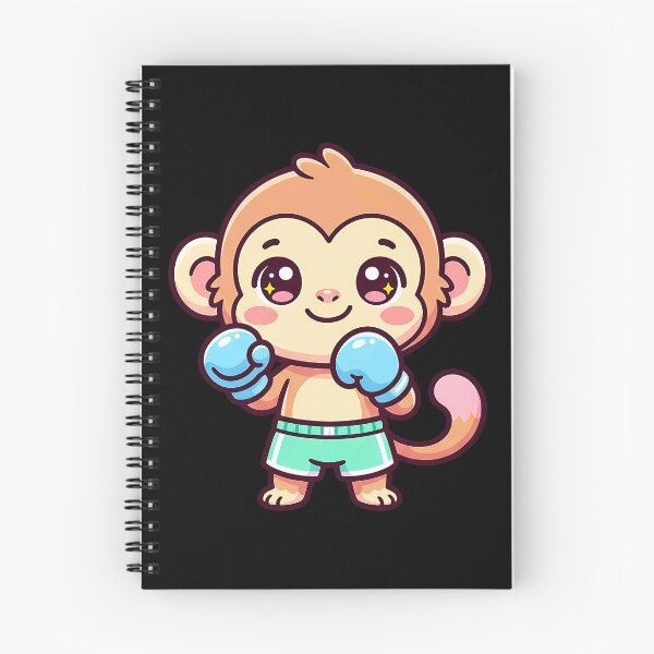 Item preview, Cute Kawaii Boxing Monkey Baby Animal Sport Art designed and sold by sky11PP.