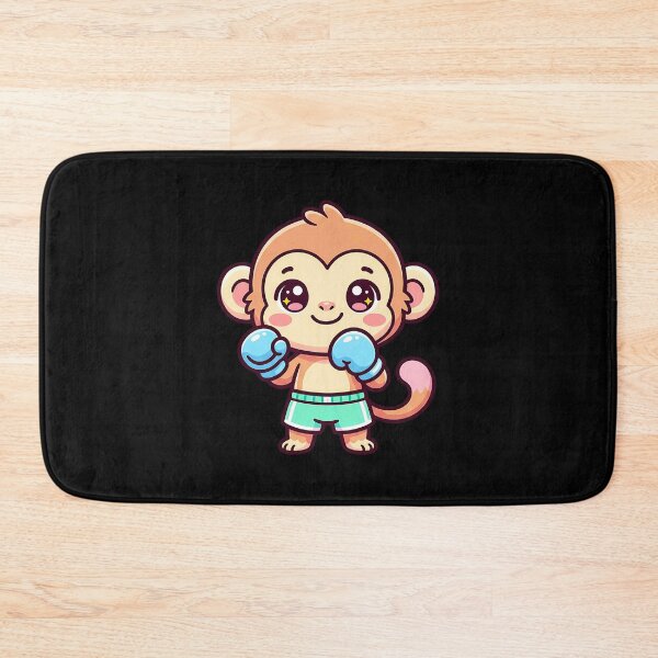 Item preview, Cute Kawaii Boxing Monkey Baby Animal Sport Art designed and sold by sky11PP.