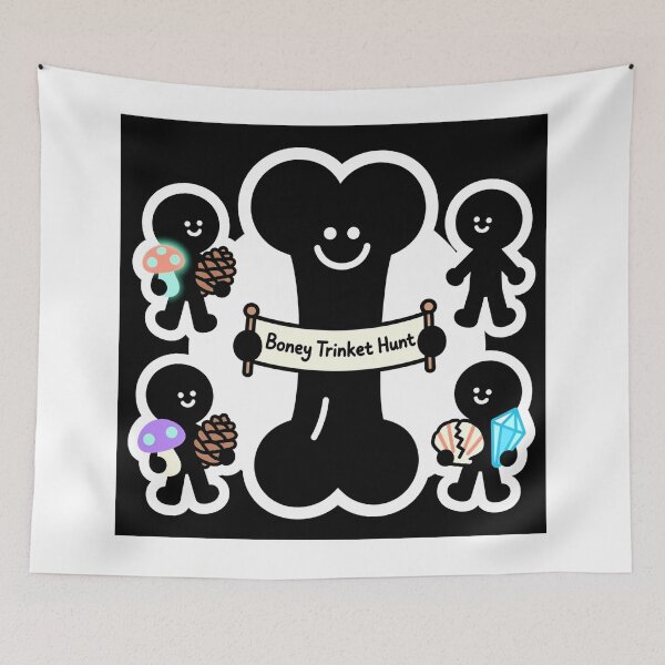 Item preview, Whimsical Bone Trinket Hunt Vector designed and sold by Arte-Excellency.