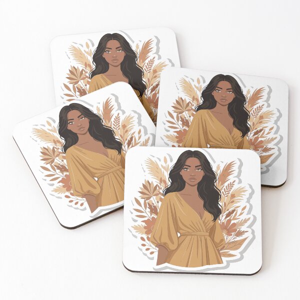 Item preview, Elegant Boho Woman with Pampas Grass - Earthy Floral Aesthetic Wall Art designed and sold by BestChoiceService.