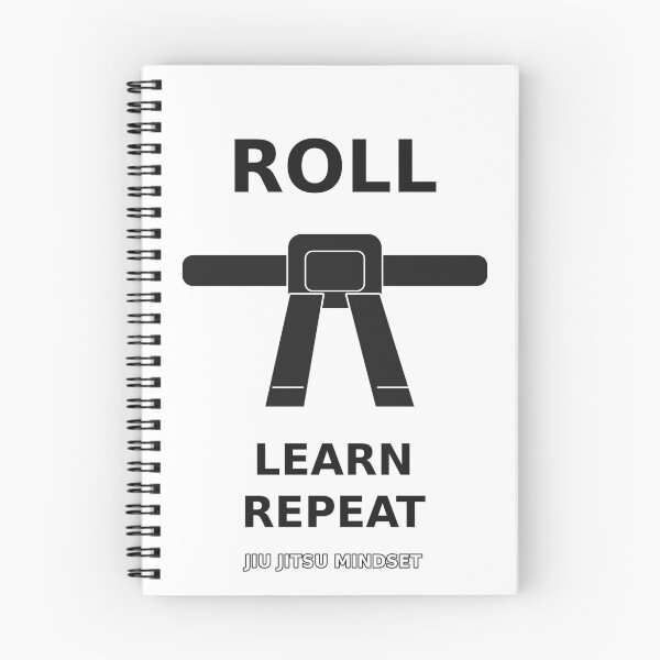 Item preview, Roll Learn Repeat Jiu Jitsu designed and sold by OfficeFighter.