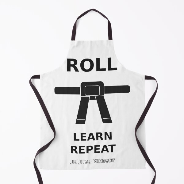 Item preview, Roll Learn Repeat Jiu Jitsu designed and sold by OfficeFighter.