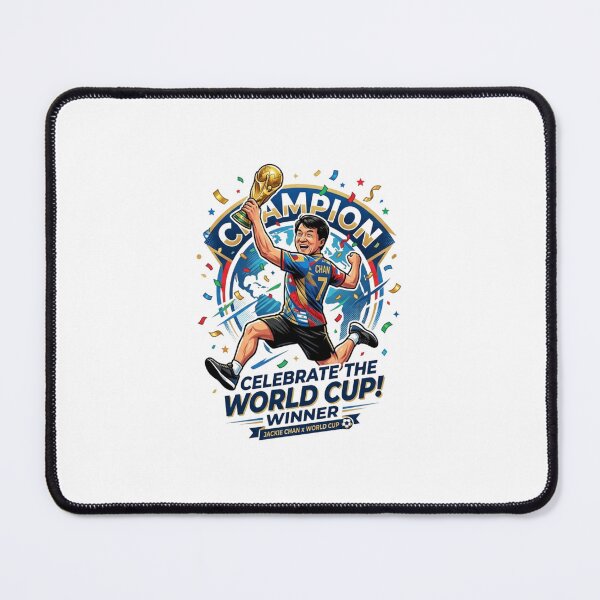 Item preview, Jackie Chan World Cup Champion - Funny Soccer Legend Victory Illustration designed and sold by Deviantfant.