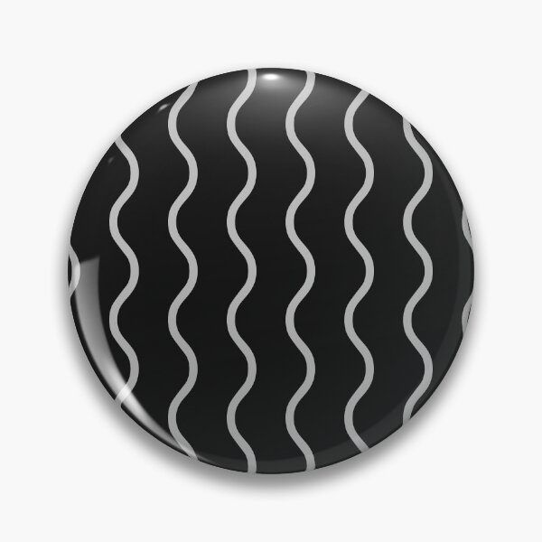 Item preview, Black And Silver Waves Pattern designed and sold by pattern-archive.