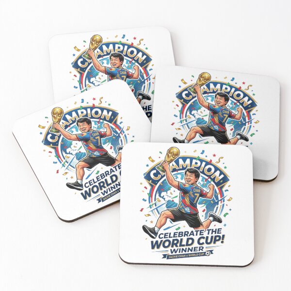 Item preview, Jackie Chan World Cup Champion - Funny Soccer Legend Victory Illustration designed and sold by Deviantfant.