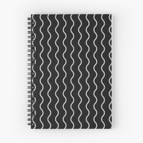 Item preview, Black And Silver Waves Pattern designed and sold by pattern-archive.