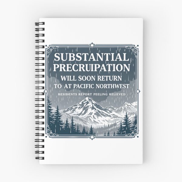 Item preview, Substantial Precipitation Will Soon Return PNW designed and sold by NorthingShop.