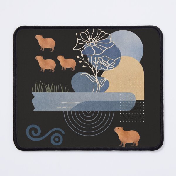Item preview, Capybara Garden, Minimalist Art designed and sold by SixElements.