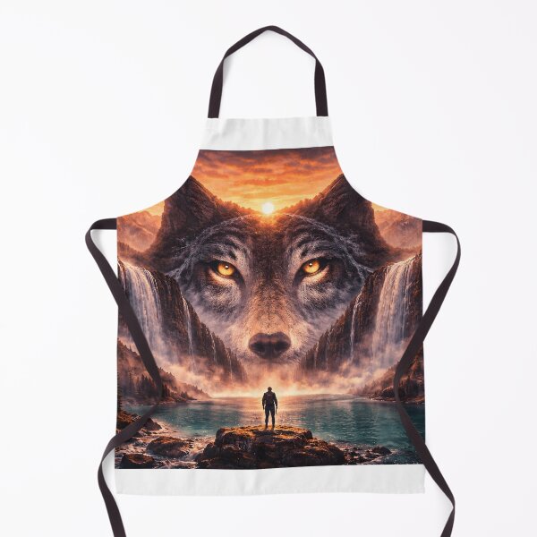 Item preview, Wolf Sunset Optical Illusion designed and sold by redsharkuk.