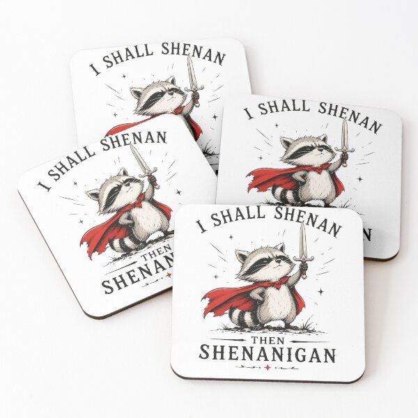 Item preview,  Shall Shenan Then Shenanigan Funny Raccoon designed and sold by varioarts.