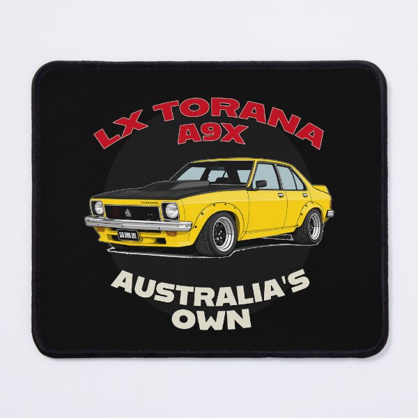 Item preview, Yellow Holden LX Torana A9X Australia’s Own Classic Aussie Muscle Car Illustration designed and sold by Michael van der Hoorn.