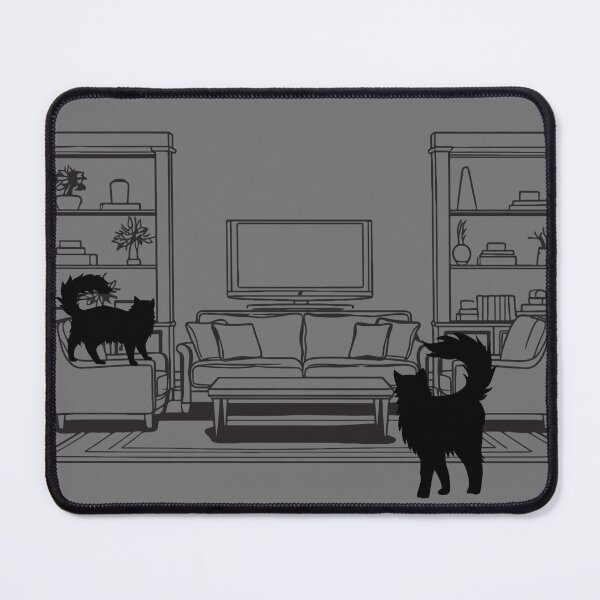 Item preview, 2 Fluffy Cats in a Dark Room  designed and sold by CoolCatsCo.