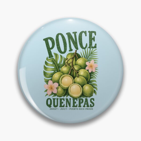 Item preview, Ponce Quenepas Puerto Rico Proud Tropical Fruit Vintage Design designed and sold by creatingmouseshop.