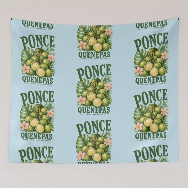 Item preview, Ponce Quenepas Puerto Rico Proud Tropical Fruit Vintage Design designed and sold by creatingmouseshop.