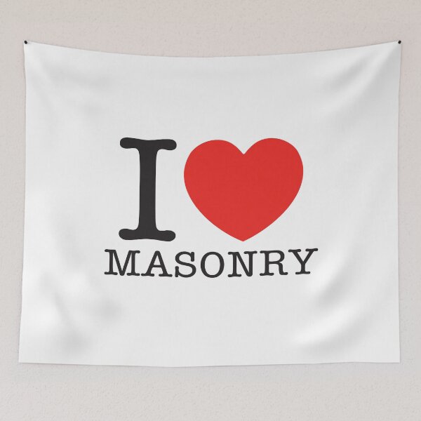 Item preview, I Love Masonry designed and sold by shitpostee.