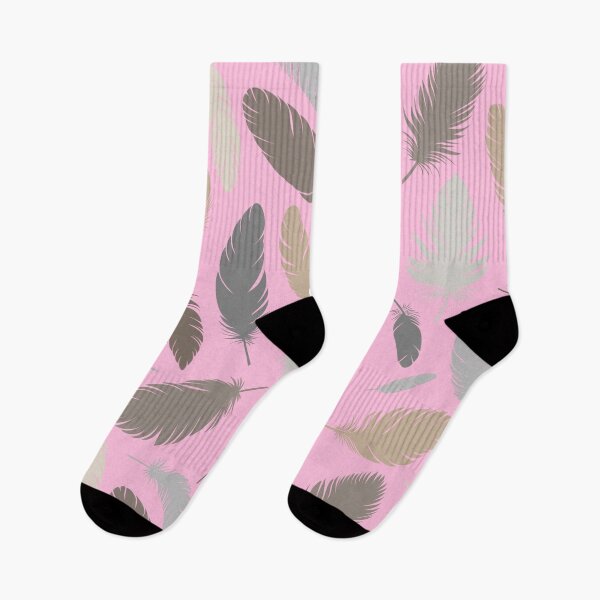Item preview, Metallic feather shades on pink pattern designed and sold by BritishDelights.