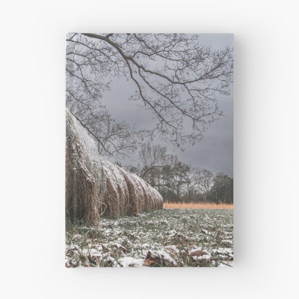 Item preview, Snow On The Hay Bales designed and sold by AlanJayPhotos.
