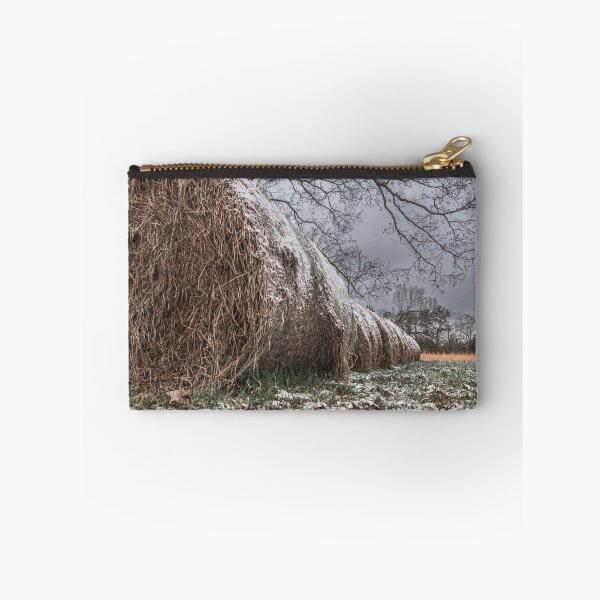 Item preview, Snow On The Hay Bales designed and sold by AlanJayPhotos.