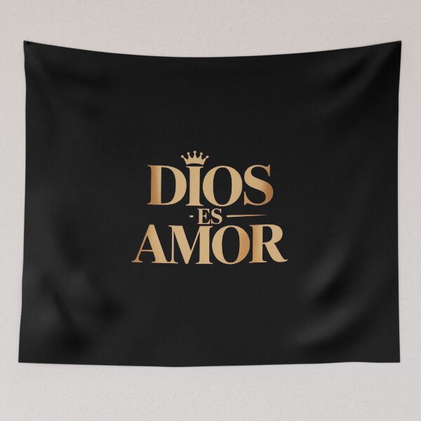 Item preview, Dios Es Amor - God Is Love Spanish Christian T-Shirt | Premium Gold Crown Faith Gift designed and sold by EvolusionPro.