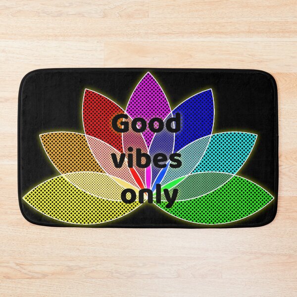 Item preview, Only Positive Vibes – Yoga, Meditation, and Spirituality with the Rainbow Lotus Flower designed and sold by rikyfreestyle.