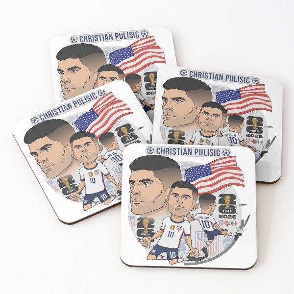 Item preview, Christian Pulisic USA National Team Cartoon Illustration designed and sold by Deviantfant.