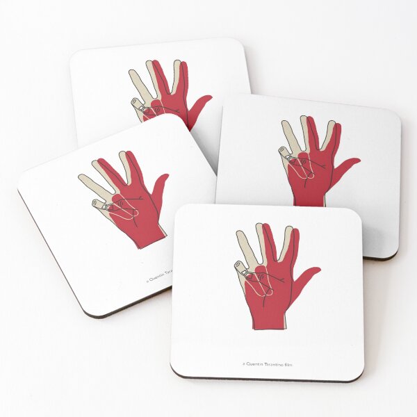 Item preview, Inglourious Basterds Fingers Signal - Movie Reference, Tarantino Inspired, Cinephile Gift Idea designed and sold by RickStillDesigns.