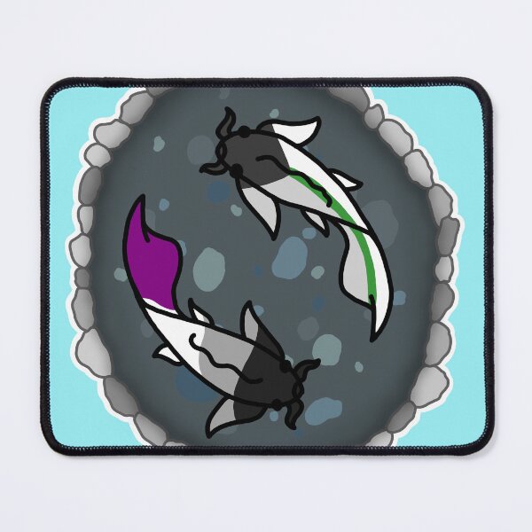 Item preview, Demi Aro and Ace Pride Koi Pond designed and sold by CastleOfDragons.